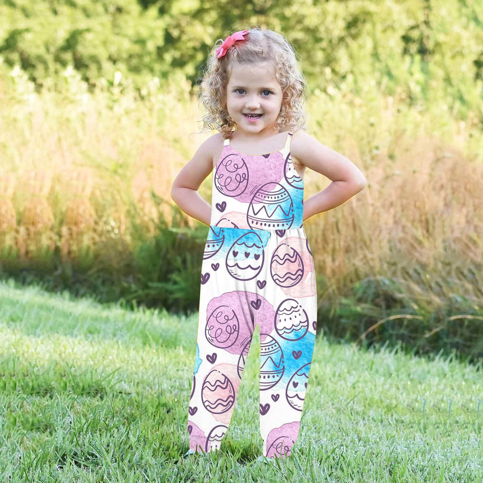 Tenues de Pâques pour Tout-Petits Filles Vêtements Bébé Barboteuse