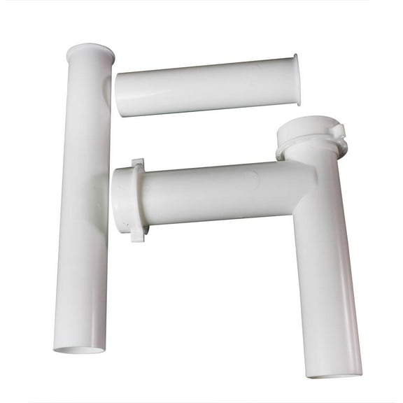 Thrifco 4401669 1669-T 1-1/2 Inch PVC End Outlet Adjustable / Telescoping Disposal Kit