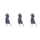 thumbnail image 2 of Vestido de noche Minnieouse mujer cuello redondo manga larga transpirable Otoño Invierno Azul, 2 of 6