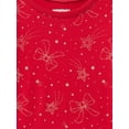 thumbnail image 3 of Garanimals Toddler Girls Holiday Tee with Long Sleeves, Sizes 18M-5T, 3 of 3
