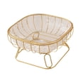 thumbnail image 2 of Cesta de alambre para frutas, frutero decorativo, bandeja moderna para guardar verduras, colgante M, 2 of 9