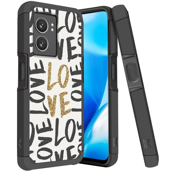 For OnePlus Nord N300 5G Shockproof Cover Phone Case Tempered Glass - mk Love