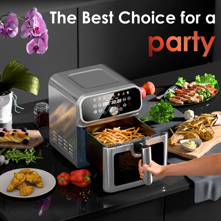 WHALLSE 6-Quart Air Fryer with Visual Window photo 8