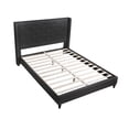 thumbnail image 3 of Best Master Furniture Veronica Tufted Wingback Platform Bed Black, Queen, 3 of 4