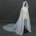 thumbnail image 5 of Elegant Hooded Cape Apparel With Detailed Lace Trim For Performances And Events, 5 of 6