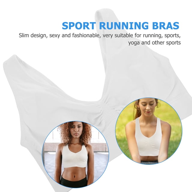 YSNOOWE 1Ud Bra Sin Beige Deportivo Transpirable Para Yoga Y Running Con Y Elástico