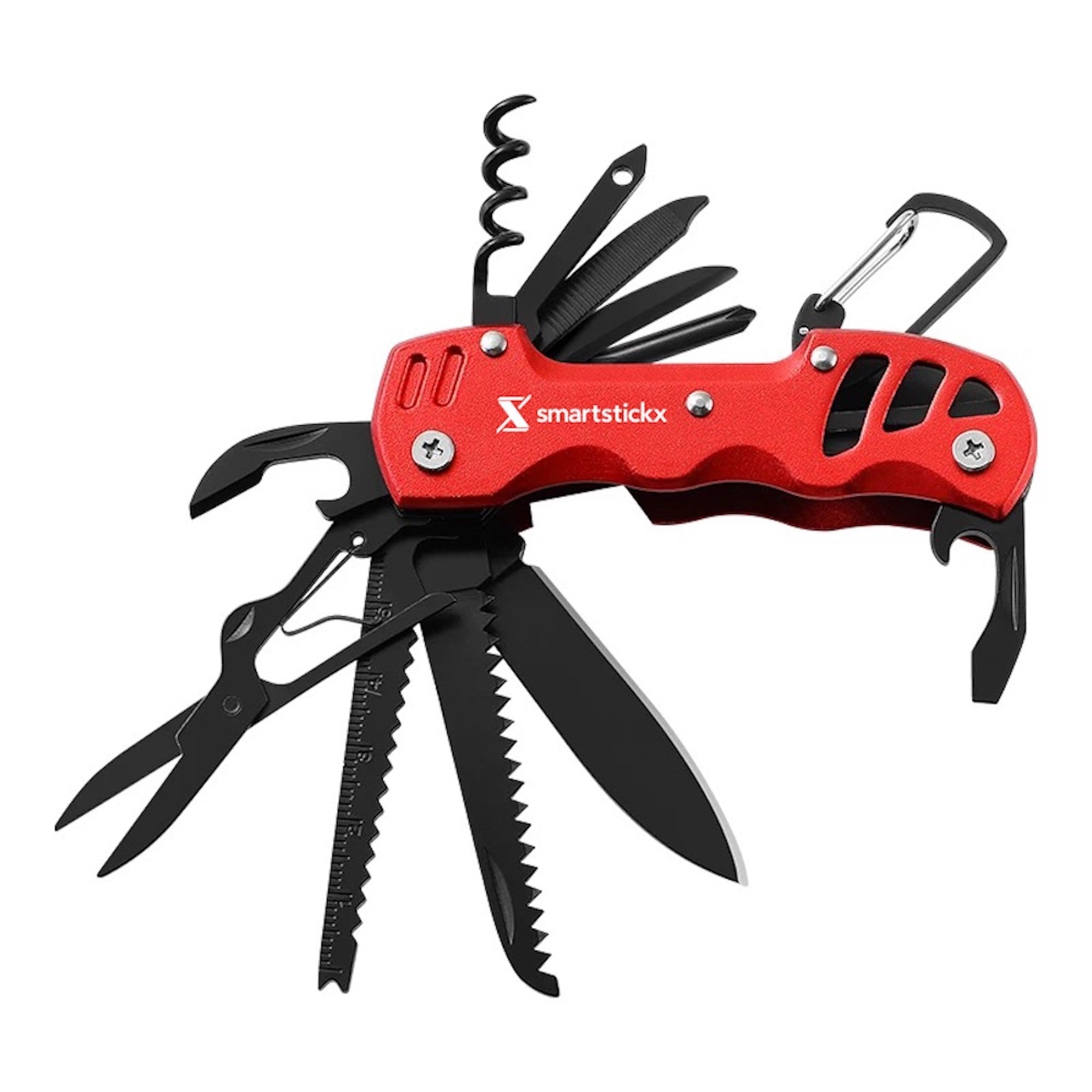 Survival Hunting Knife - 16 in 1 - Black