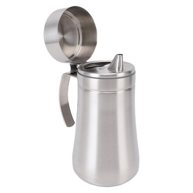 Botella Dispensadora De Aceite De Oliva De Acero Inoxidable, Bote Para Lata De Vinagre