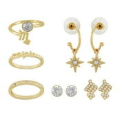 Ig Scorpio Zodiac Ear And Ring Set