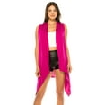 thumbnail image 4 of Women's Casual Solid Vest with Dramatic Hi-Low Hem, 4 of 6