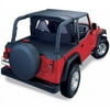 Bestop 80020-15 Jeep Wrangler Sport Bar Covers, Black Denim Fits select: 1997-2002 JEEP WRANGLER / TJ