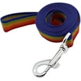 thumbnail image 1 of GHSDFBB Strong Durable Nylon Dog Training Leash, Traction Rope, 4/5/6 Feet Long, 3/4 Inch 1 Inch Wide, for Small and Medium Dogs (1''x4 FT, Rainbow), 1 of 4