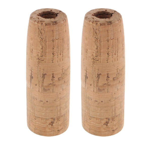 2pcs 3 Inch Grade AA Cork Fishing Rod Handle Grip Replacement