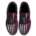 thumbnail image 2 of Breast Cancer Awareness Shoes Sneakers for Women Men Black Size 13, 2 of 7