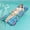 green-Free Size, variant on FHBVT Summer PVC Inflatable Floating Bed 65x330 Inch Thickened Multi-Color Hole Float Row for Pool Beach Lake Ocean Water Lounger Summer Party Favors Adults Relaxation Holiday Gift Accessory