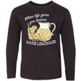 thumbnail image 3 of Inktastic When Life Gives You Lemons, Make Lemonade Long Sleeve Youth T-Shirt, 3 of 5
