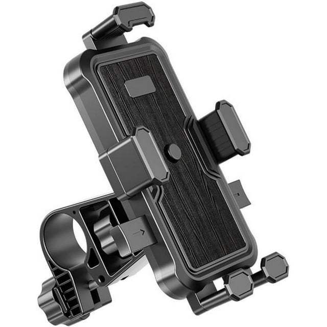 HUGFEGWE Motorcycle Mobile Phone Holder, rain Proof and Anti-Shake, Big Phone Friendly, Bicycle Mobile Phone Holder, Easy to Install, Handlebar Phone Holder, Mobile Phone CJB91-105003