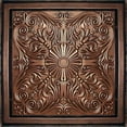 thumbnail image 1 of Astana Antique Copper Black (24x24 PVC) Ceiling Tile, 1 of 3