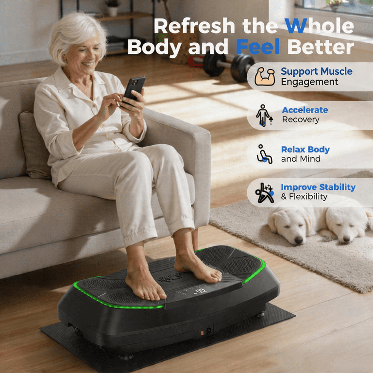 vibrating pad for restless legs amazon 4 Best Vibration Plates of 2026, Tested by Experts main image 0