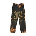 thumbnail image 4 of Balery Men'S Happy New Year 2024 Pants,Sleepwear Pants,Pajama Pants,Pj Bottoms Drawstring And Pockets-Large, 4 of 9