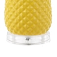 thumbnail image 5 of JONATHAN Y Pineapple 23" Classic Vintage Ceramic LED Table Lamp, Yellow/Gold, JYL4019D, 5 of 6
