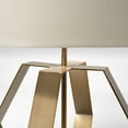 thumbnail image 4 of Gold Geometric Design Table Lamp, 4 of 5