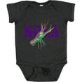 thumbnail image 3 of Inktastic NOLA Mardi Gras Crayfish in Purple Boys or Girls Baby Bodysuit, 3 of 5