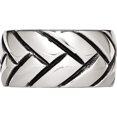 thumbnail image 3 of Stainless Steel Polished Braided Design Ring (Size 8) Made In China sr287-8, 3 of 5