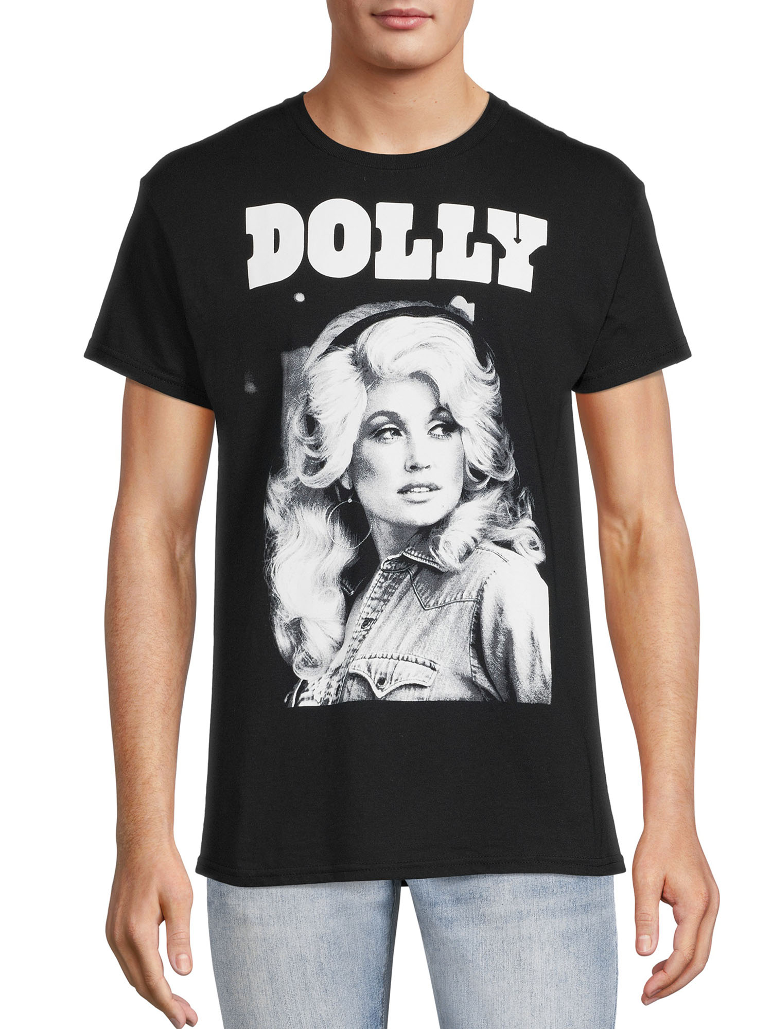 Dolly Parton Men's Portrait Graphic T-Shirt photo 1