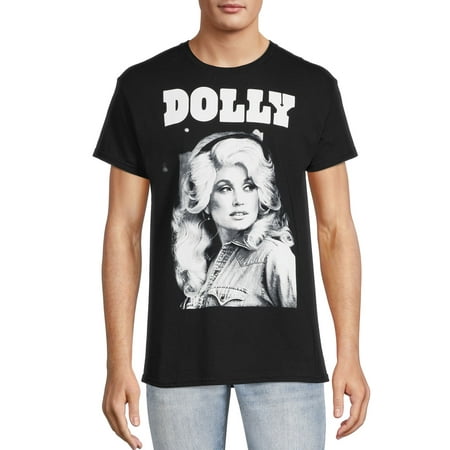 Dolly Parton Men&amp;#39;s Portrait Graphic T-Shirt, Size S-3XL