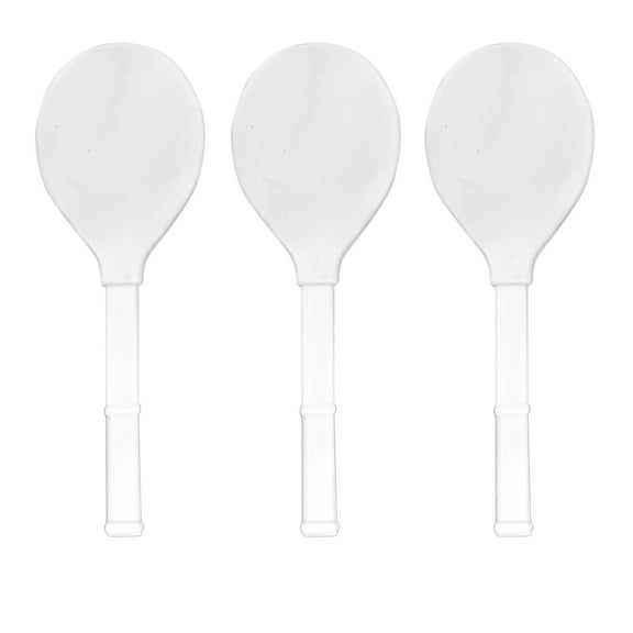 Set of 3 White Tennis Rackets for WWE Wrestling Action Figures