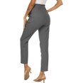thumbnail image 4 of Aloohaidyvio No Boundaries Pants for Women,Fashion Women Plus Size Casual Solid Elastic Waist Pocket Loose Pants, 4 of 6