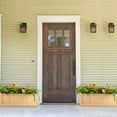 thumbnail image 4 of Costway Outdoor Wooden Planter Box Folding Raised Garden Plant Container with Drainage Hole, 4 of 10