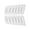 White-a, variant on 2Pcs Universal Hood Vent Hood Car Exterior Parts For Focus RS MK2 Style Glossy White Car Front Air Vent