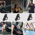 thumbnail image 2 of Ceiling Hook Set of 3 Workout Hanger Hooks with 6 Screws Up to 300kg Capacity Wall Anchor Ring for Yoga Workout Strap Hammock Swing, 2 of 5