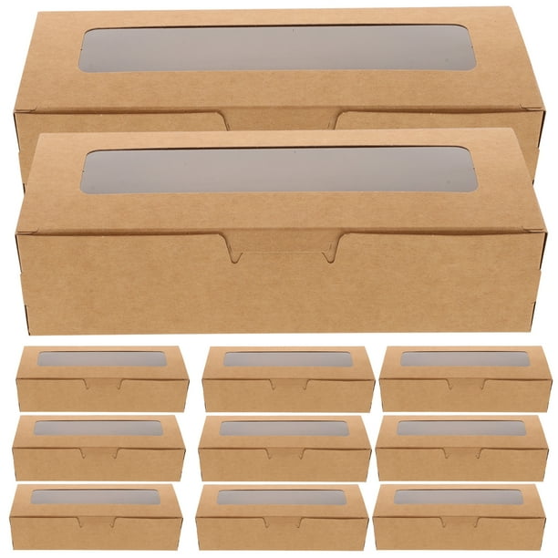 FELTECHELECTR 12 cajas de regalo para fiestas, galletas, panadería, postres y aperitivos.