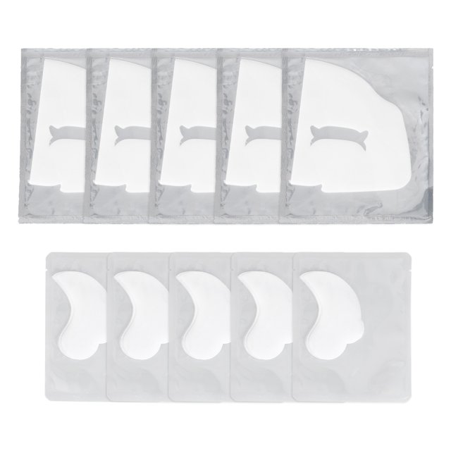 5 uds mascarilla facial nutritiva alivia la fatiga previene arrugas máscaras de ojos de esquina redonda suave para ojos