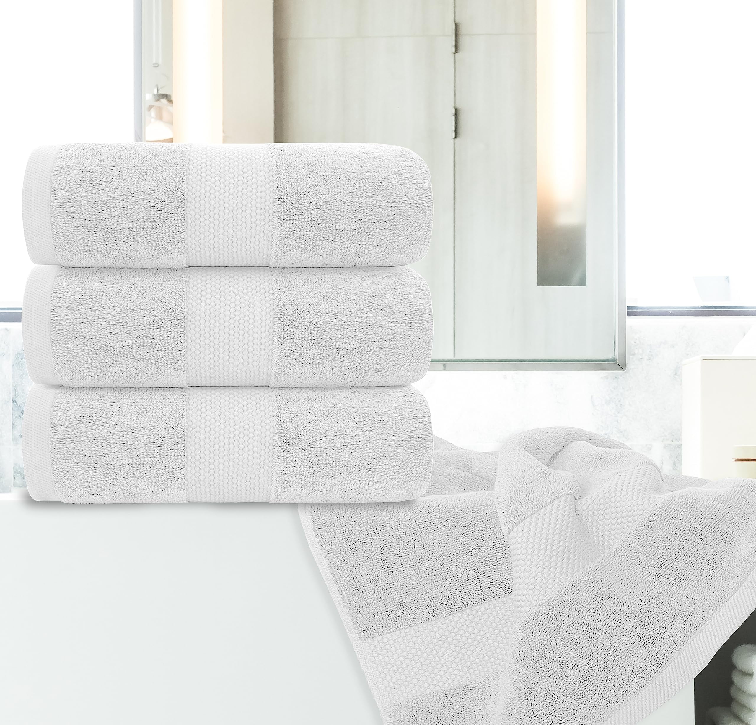 900 GSM Luxury Bathroom Face Towels, Made of 100% Premium Long-Staple  Combed Cotton, Set of 6 Hotel & SPA Quality Washcloths - W - China Luxury  Bath Towel 700g for 5 Star