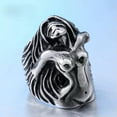 thumbnail image 4 of K-KED Goddess Venus de Milo Statue Ring Stainless Steel Aphrodite Mens Biker Punk Ring-8, 4 of 6