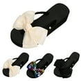 thumbnail image 5 of Cathalem Slide Sandals for Women Strappy Slip on Open Toe Slide Sandals,White 41, 5 of 5