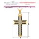 thumbnail image 5 of Cadenas Religiosos SacredDiamon01 4Pzas Plata Collar Cruz Dije 4x2.5cm Metal., 5 of 5
