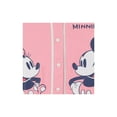 thumbnail image 5 of Disney Women's Minnie & Mickey Mouse Baseball Jersey, Printed Baseball Shirt Light Pink – M, 5 of 5
