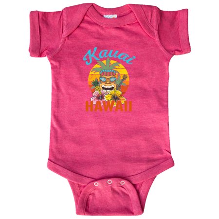 

Inktastic Kauai Hawaii Vacation Tiki Gift Baby Boy or Baby Girl Bodysuit