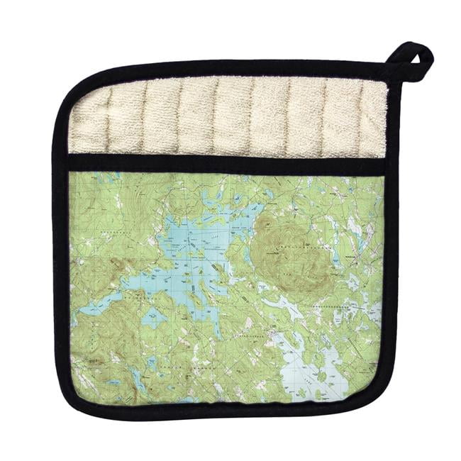 Betsy Drake PT969 Squam Lake, NH Nautical Map Pot Holder