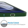 thumbnail image 7 of JETech Ultra Slim (0.35mm Thin) Case for iPhone 12, 6.1-Inch, Camera Lens Cover Full Protection, Lightweight, Matte Finish PP Hard Minimalist Case, Support Wireless Charging (Midnight Green), 7 of 7