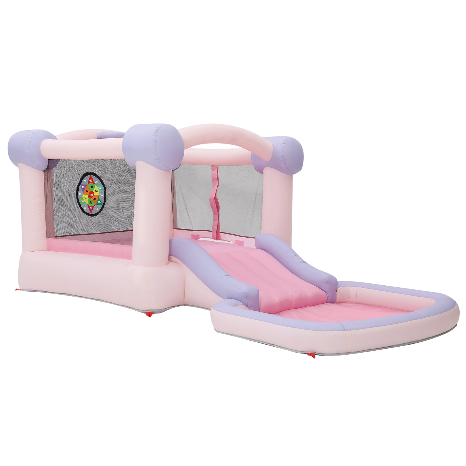 Funcid Inflatable Bounce House for Kids 3-6, with Blower, Indoor & Outdoor Backyard, Great Gift for Kids Birthday Party