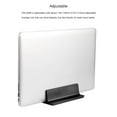 thumbnail image 3 of Vertical Laptop Stand Fittings Home Surface Computers Holding Mount Office Stable Support Shelf Storage Shelf Aluminum Alloy Tablet Mount Rack type1, 3 of 8