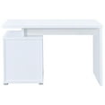 thumbnail image 5 of 2 Office Desk, White - Modern And Spacious Work Surface With Drawer Storage Design For Productive Solutions, 5 of 6
