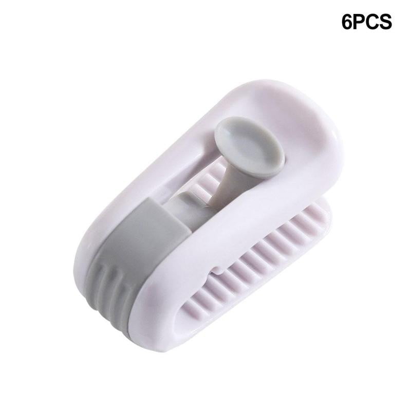 6 Pcs/set No Pins Duvet Quilt Clips Plastic Blankets Fastener Clip Bed