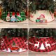 thumbnail image 3 of Collar para árbol de Navidad, aro de 56 cm, base para árbol de Navidad con diseño clásico, decoración para interiores y exteriores., 3 of 3